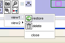 The Scene Snapshot Restore Menu