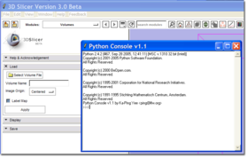 Bringing up the Python console