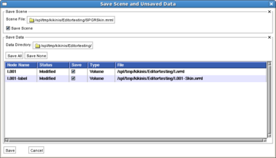 Save Scene and Data Module