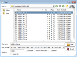 Uncheck Single File when volume is within multiple files
